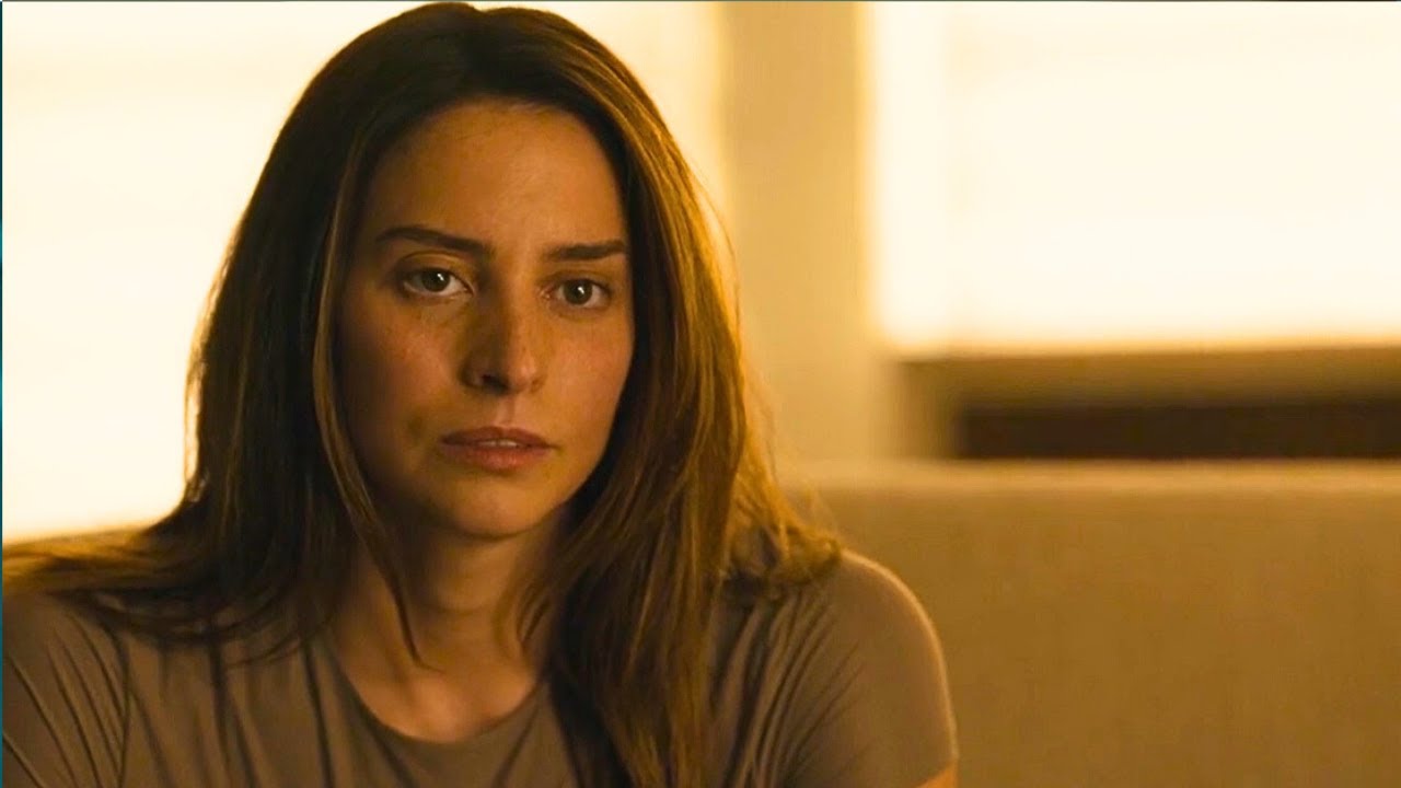 Close-up portrait of Genesis Rodriguez as Josephina Carrillo looking contemplative in Special Ops: Lioness.