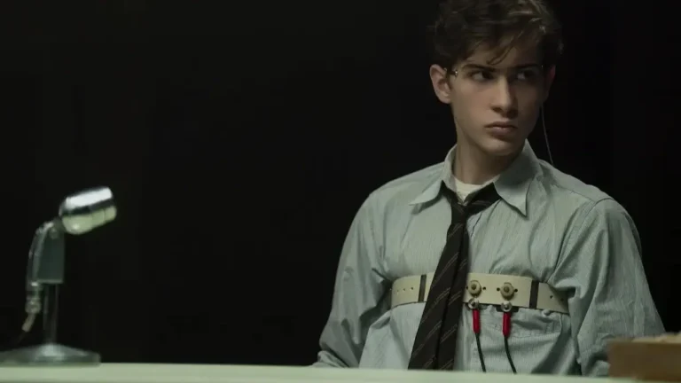 Actor Jacob Tremblay portraying Ted Kaczynski in the biographical true crime drama Unabomber (2026)