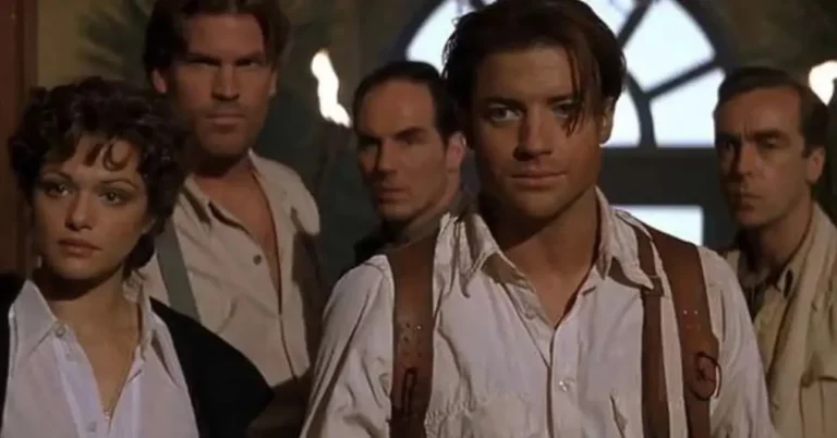 Brendan Fraser portraying the adventurer Rick O'Connell in the 1999 action film The Mummy