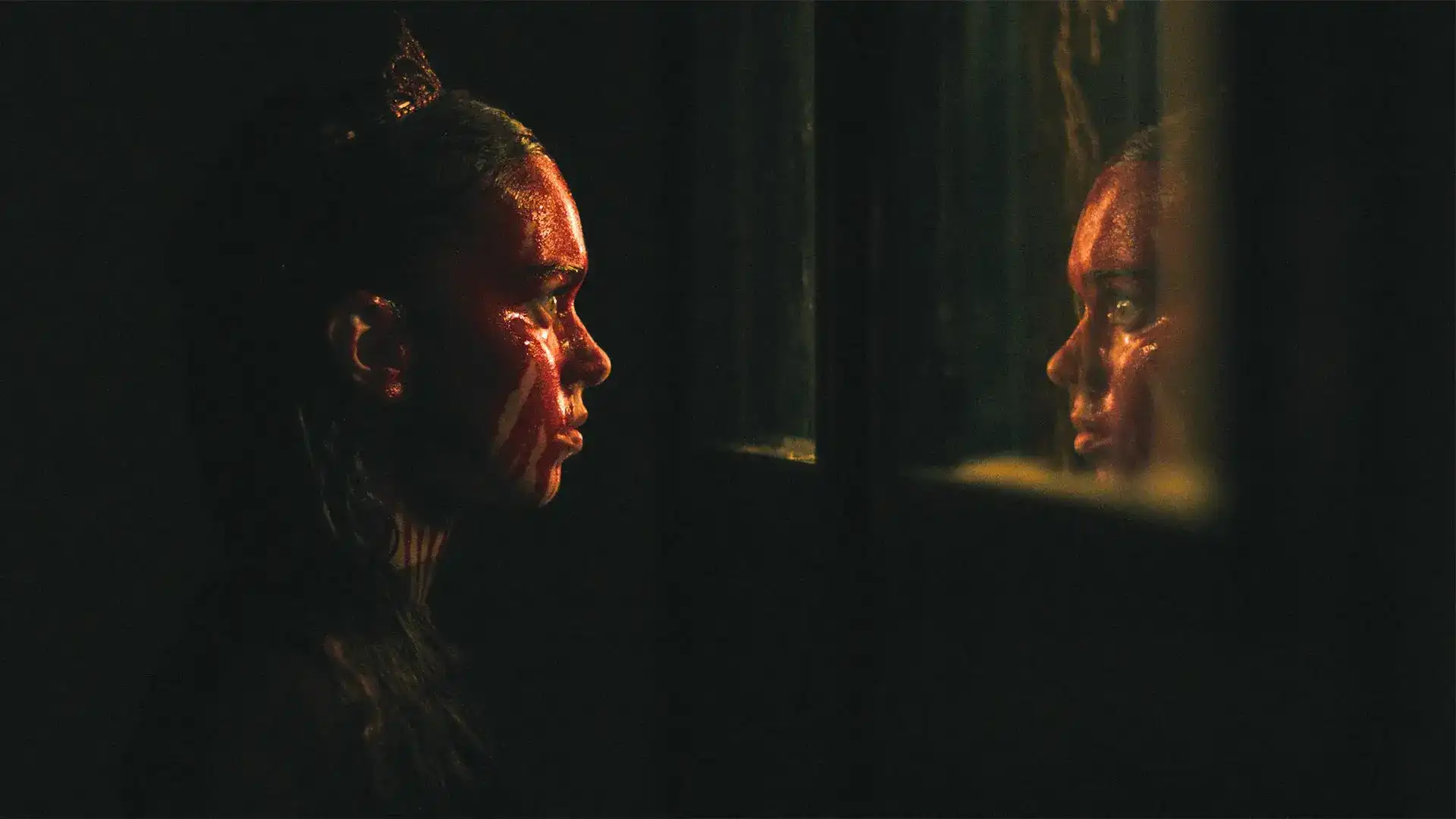 A scene from the horror-drama miniseries Carrie (2026), created by Mike Flanagan for Prime Video