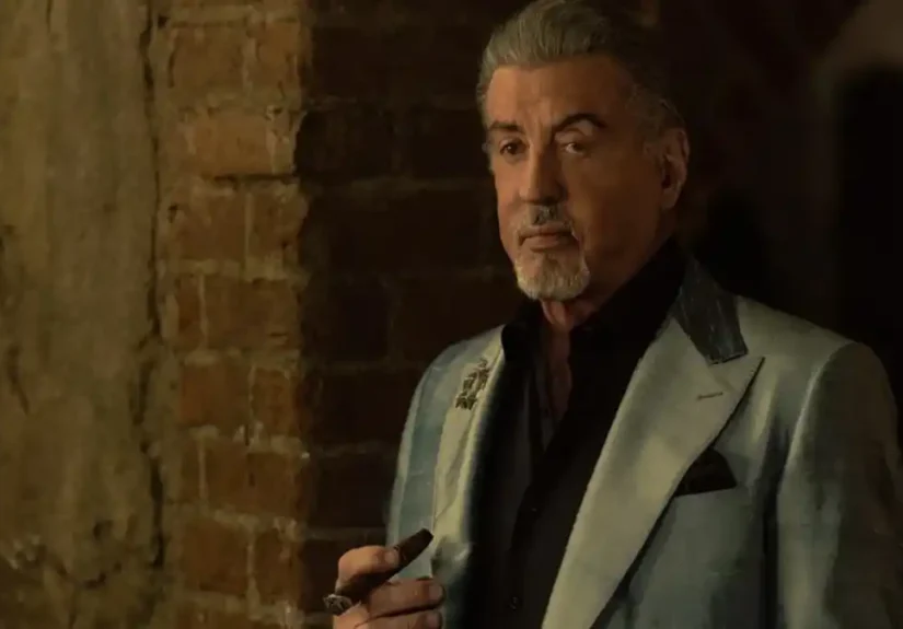 Sylvester Stallone stars as Dwight "The General" Manfredi in the Paramount+ crime drama series Tulsa King