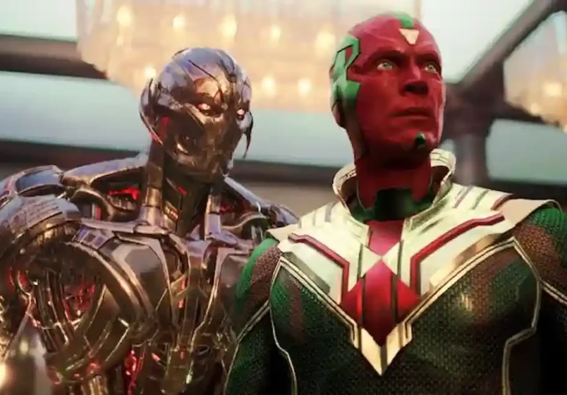 Vision and Ultron from the upcoming Marvel series VisionQuest