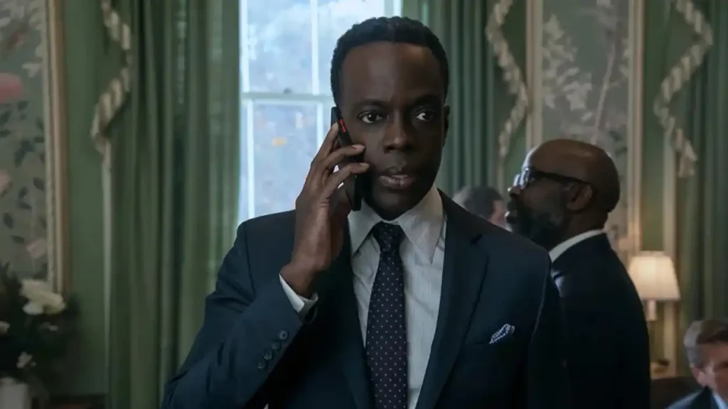 Ato Essandoh plays Stuart Hayford, the US deputy chief of mission, in the Netflix political drama series The Diplomat