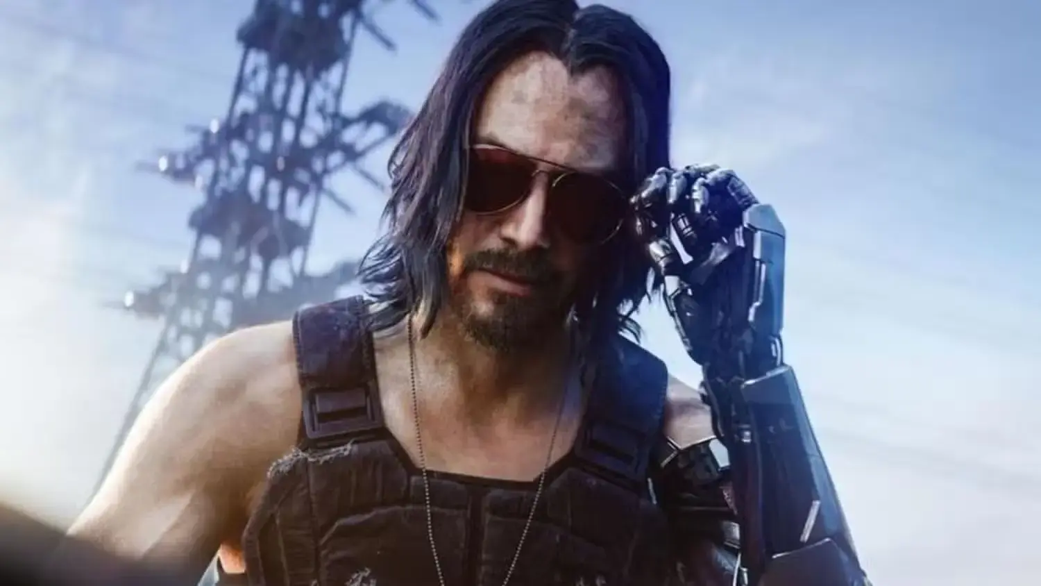 Johnny Silverhand, portrayed by actor Keanu Reeves, from the video game Cyberpunk 2077