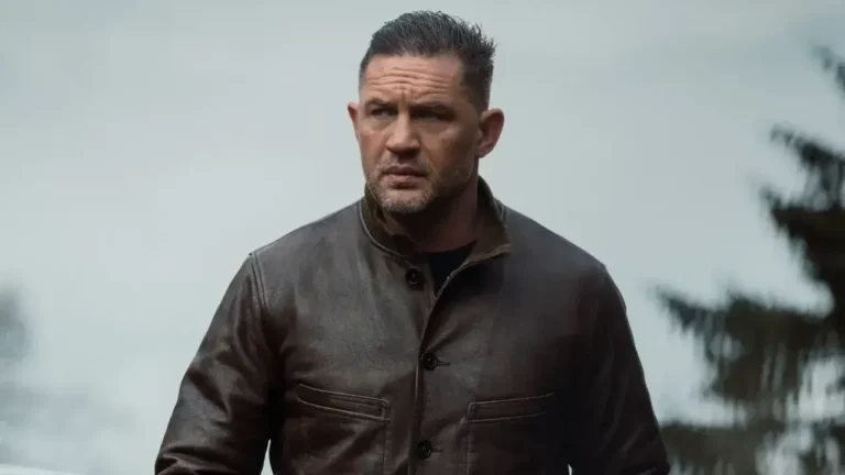 Tom Hardy as Harry Da Souza in the Paramount+ crime drama series MobLand