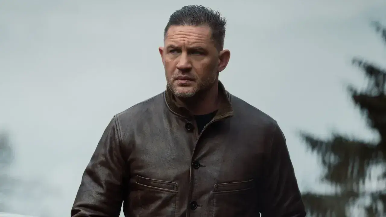 Tom Hardy as Harry Da Souza in the Paramount+ crime drama series MobLand